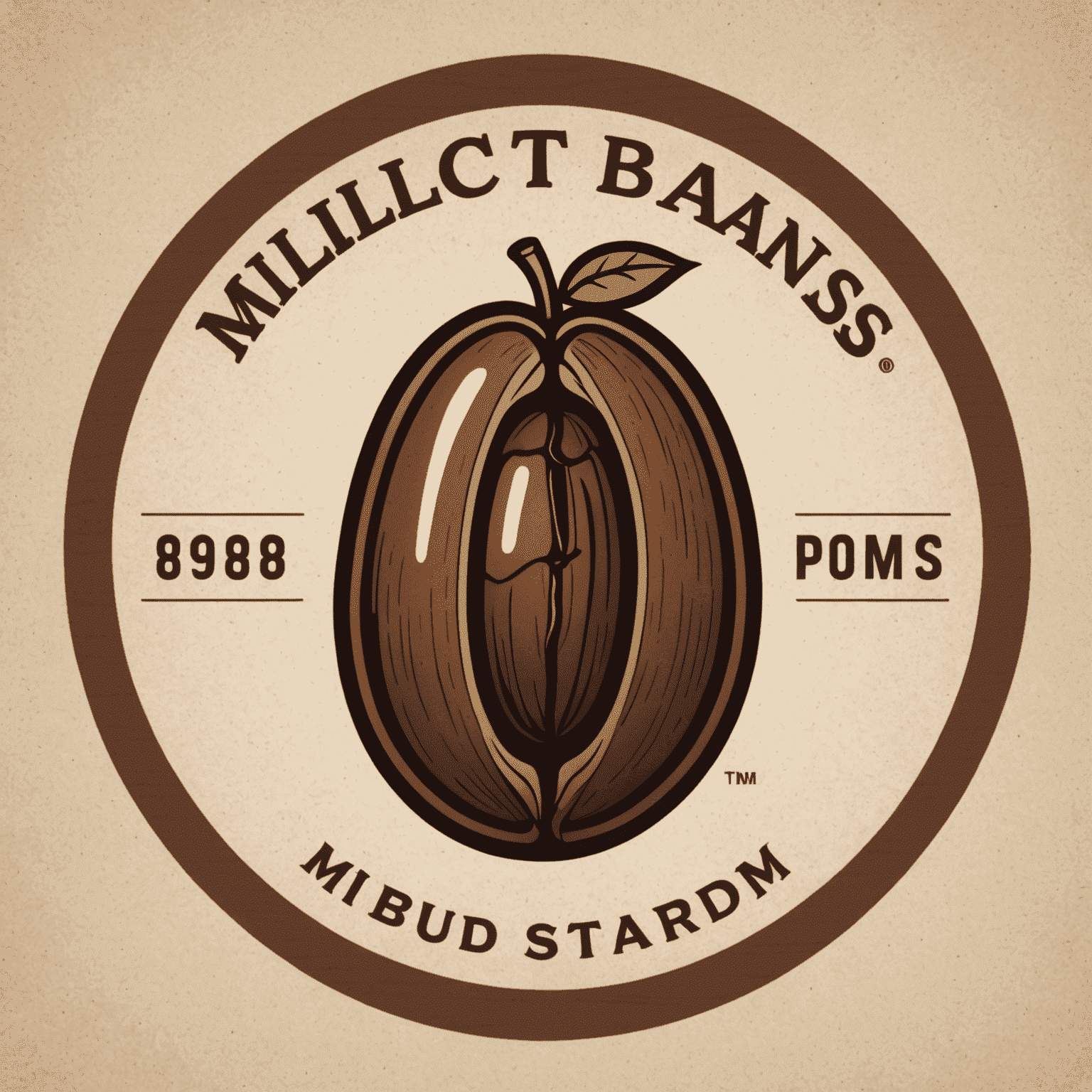 Millbeans App logo featuring a stylized coffee bean and mill