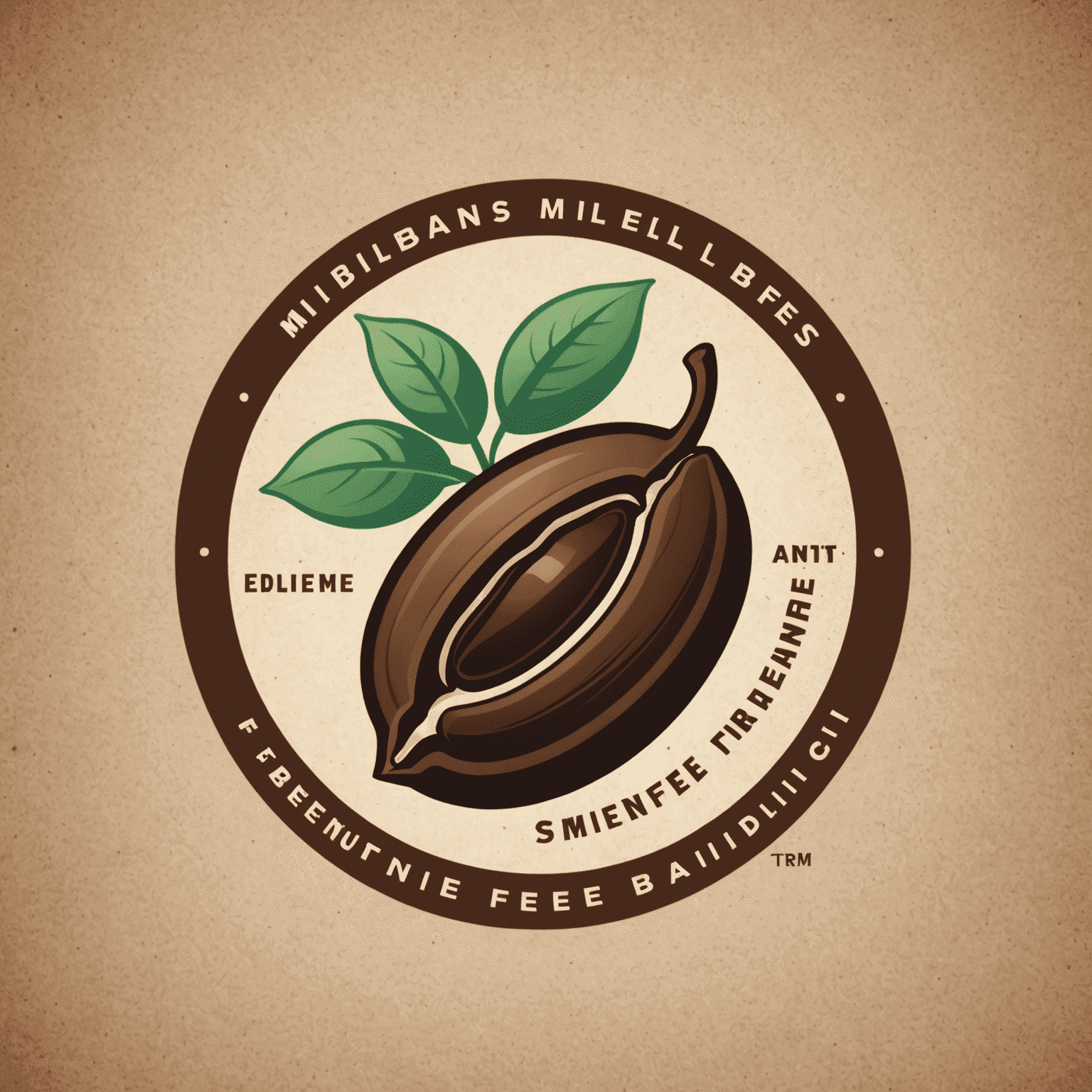 Millbeans App logo featuring a stylized coffee bean and mill