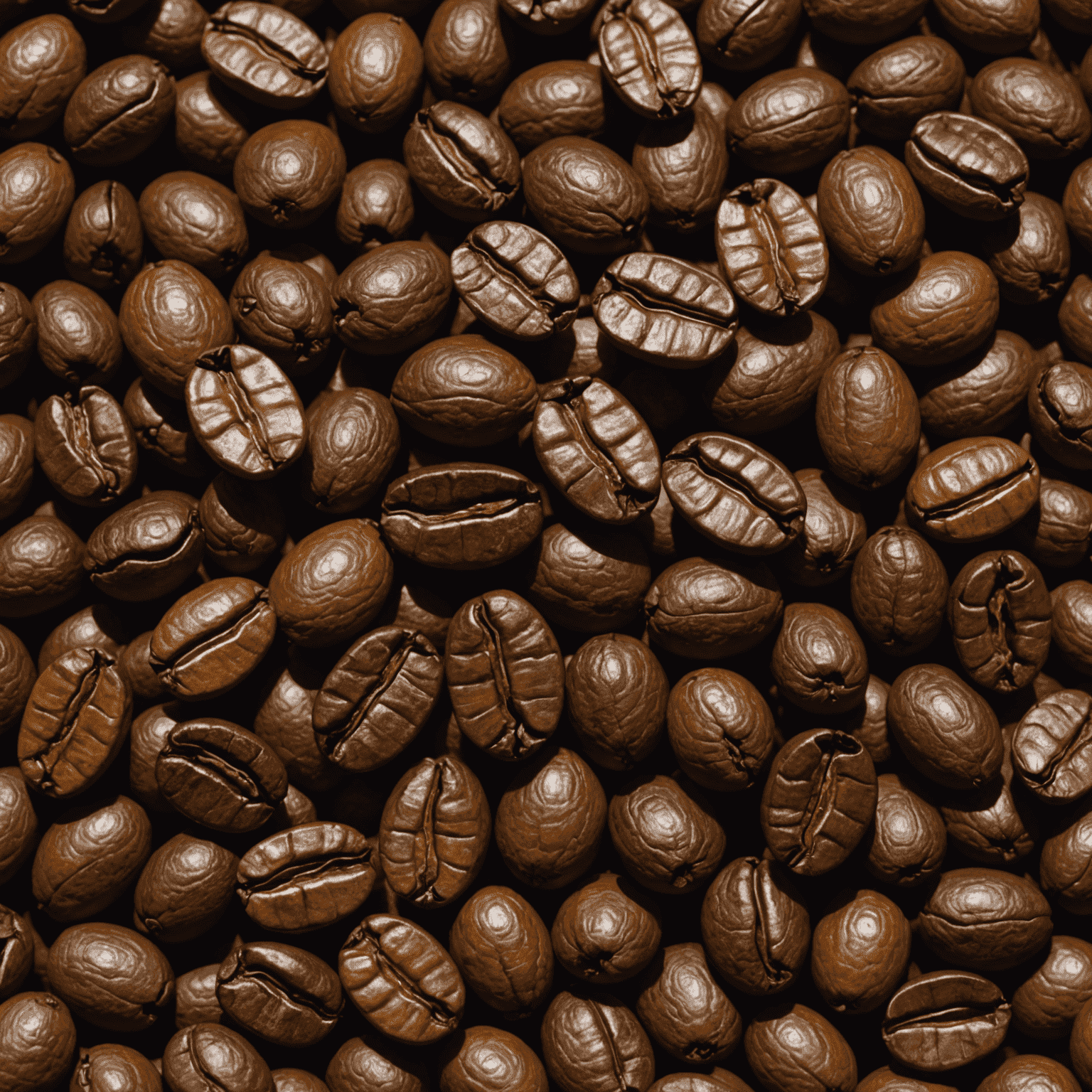 Image of Liberica coffee beans, showing their unique large size and irregular shape